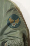 1950's USAF B-15D ribbed modified flight jacket size 42, used for high altitude