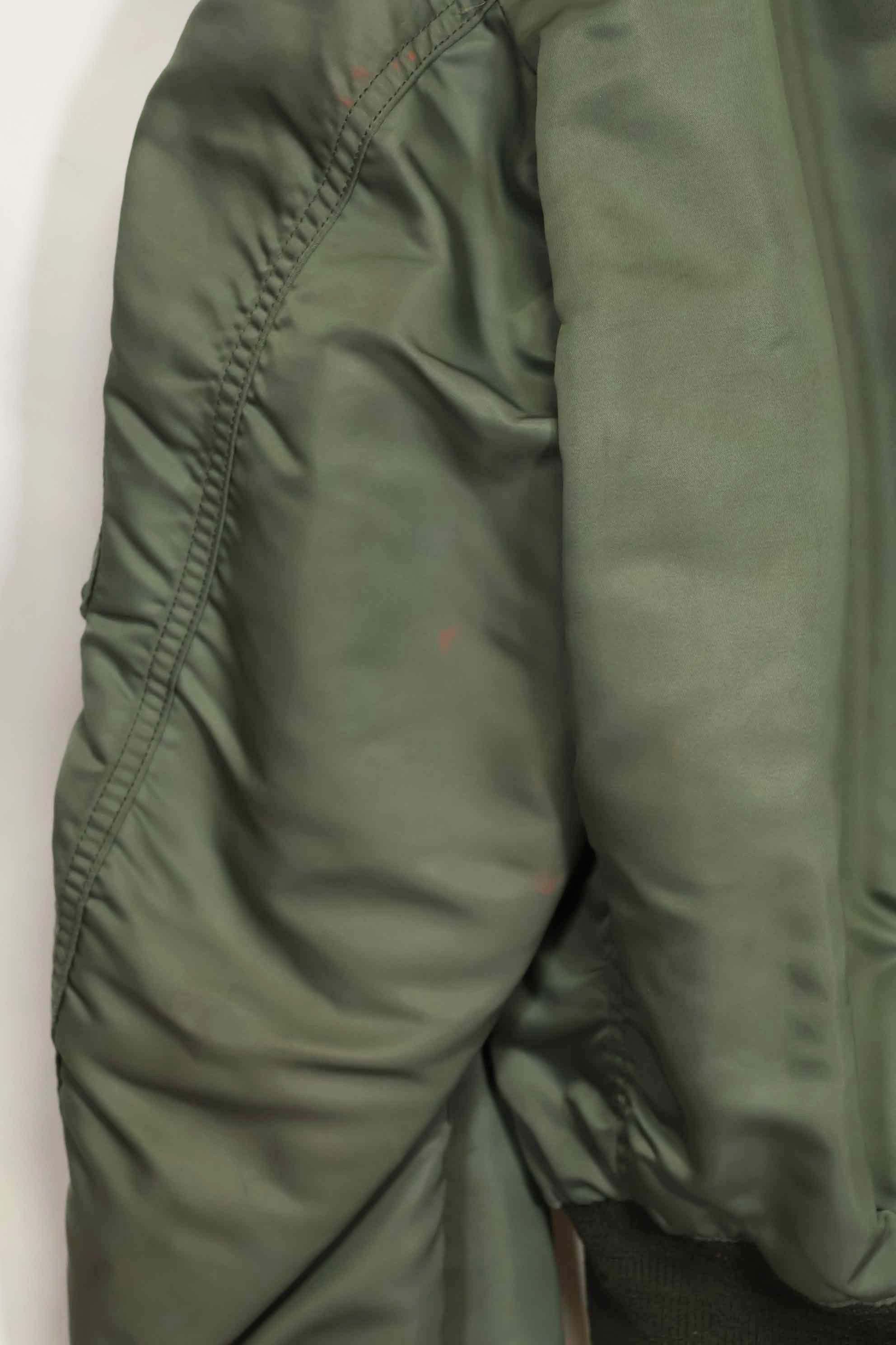 1950's USAF B-15D ribbed modified flight jacket size 42, used for high altitude