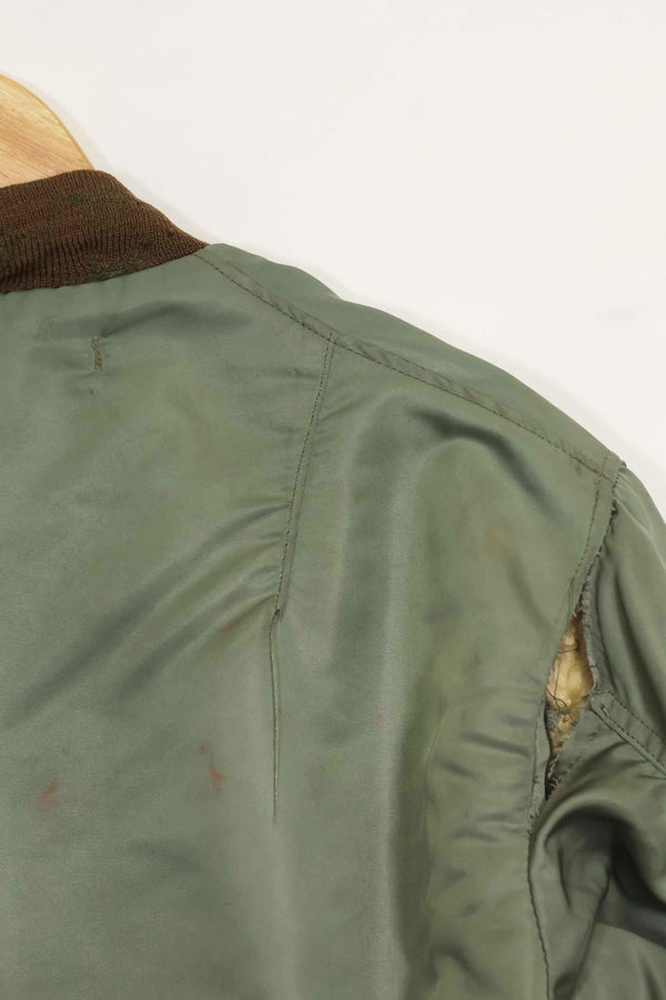 1950's USAF B-15D ribbed modified flight jacket size 42, used for high altitude