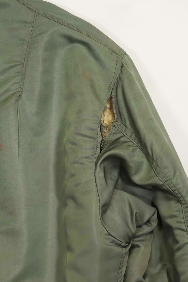 1950's USAF B-15D ribbed modified flight jacket size 42, used for high altitude