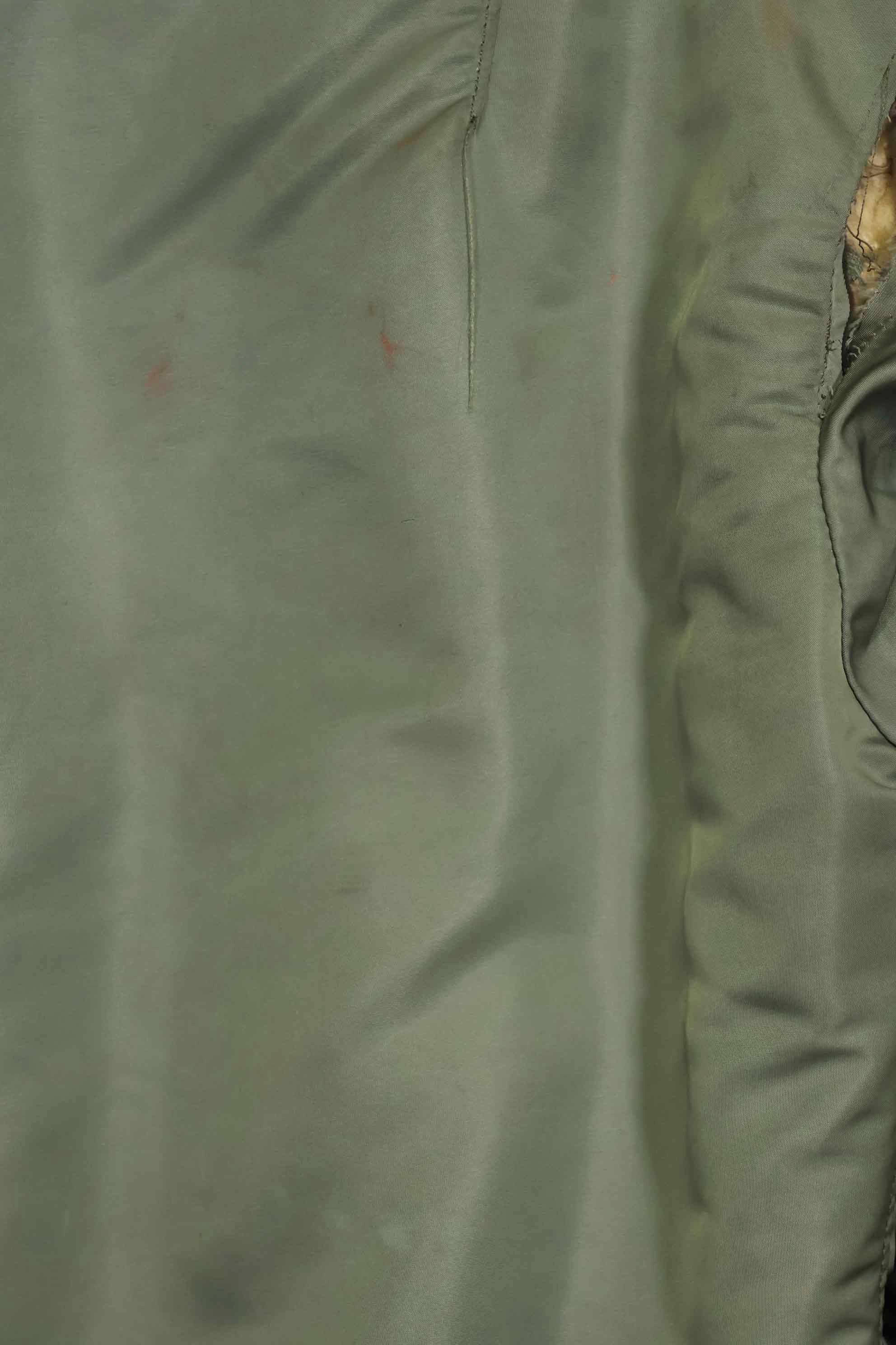 1950's USAF B-15D ribbed modified flight jacket size 42, used for high altitude