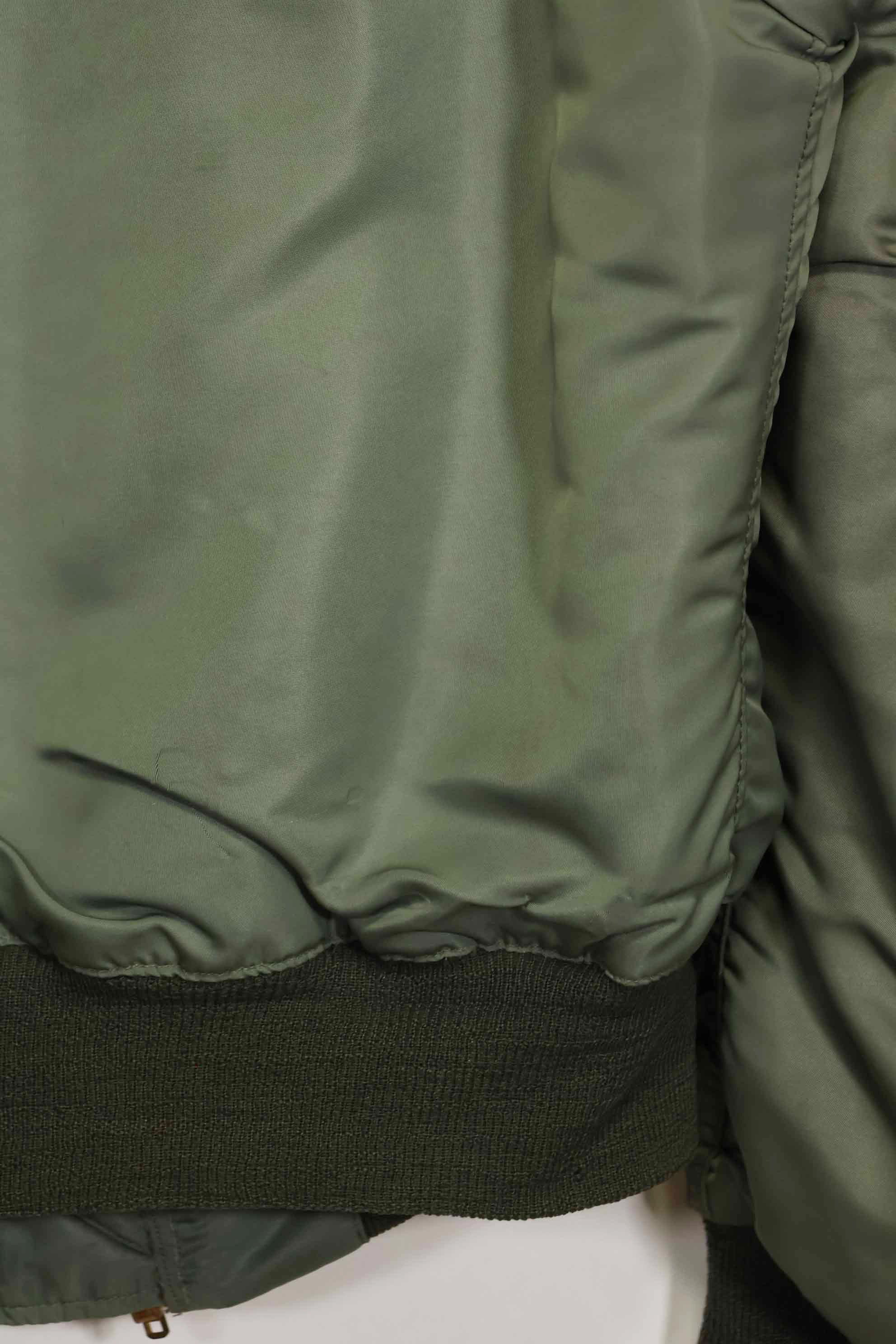 1950's USAF B-15D ribbed modified flight jacket size 42, used for high altitude