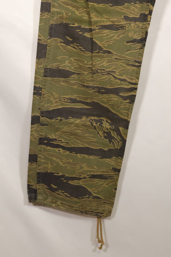 大阪 MASH製　A-M ゴールドタイガーストライプ　Asian カット　パンツ　中古品　退色あり