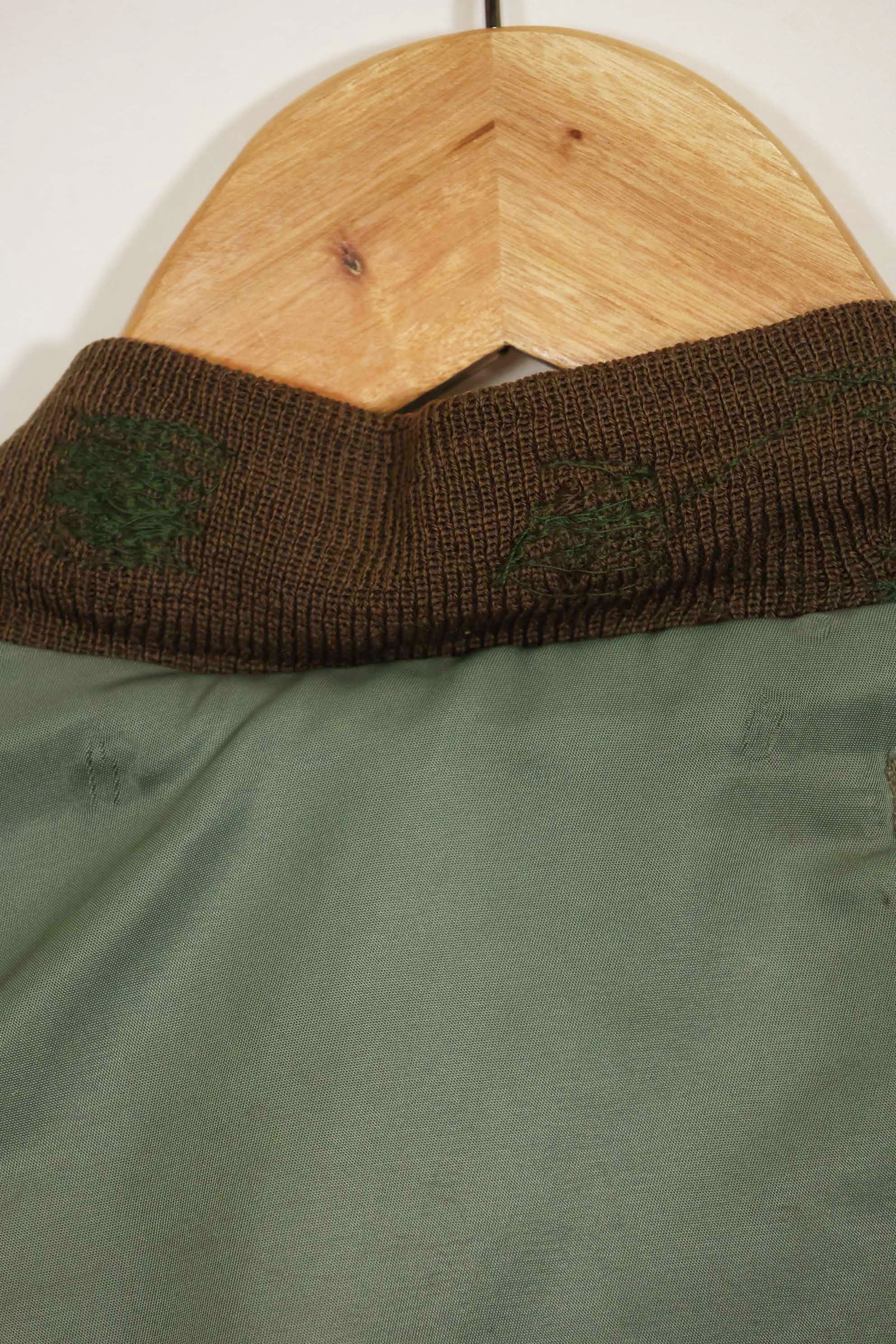 1950's USAF B-15D ribbed modified flight jacket size 42, used for high altitude