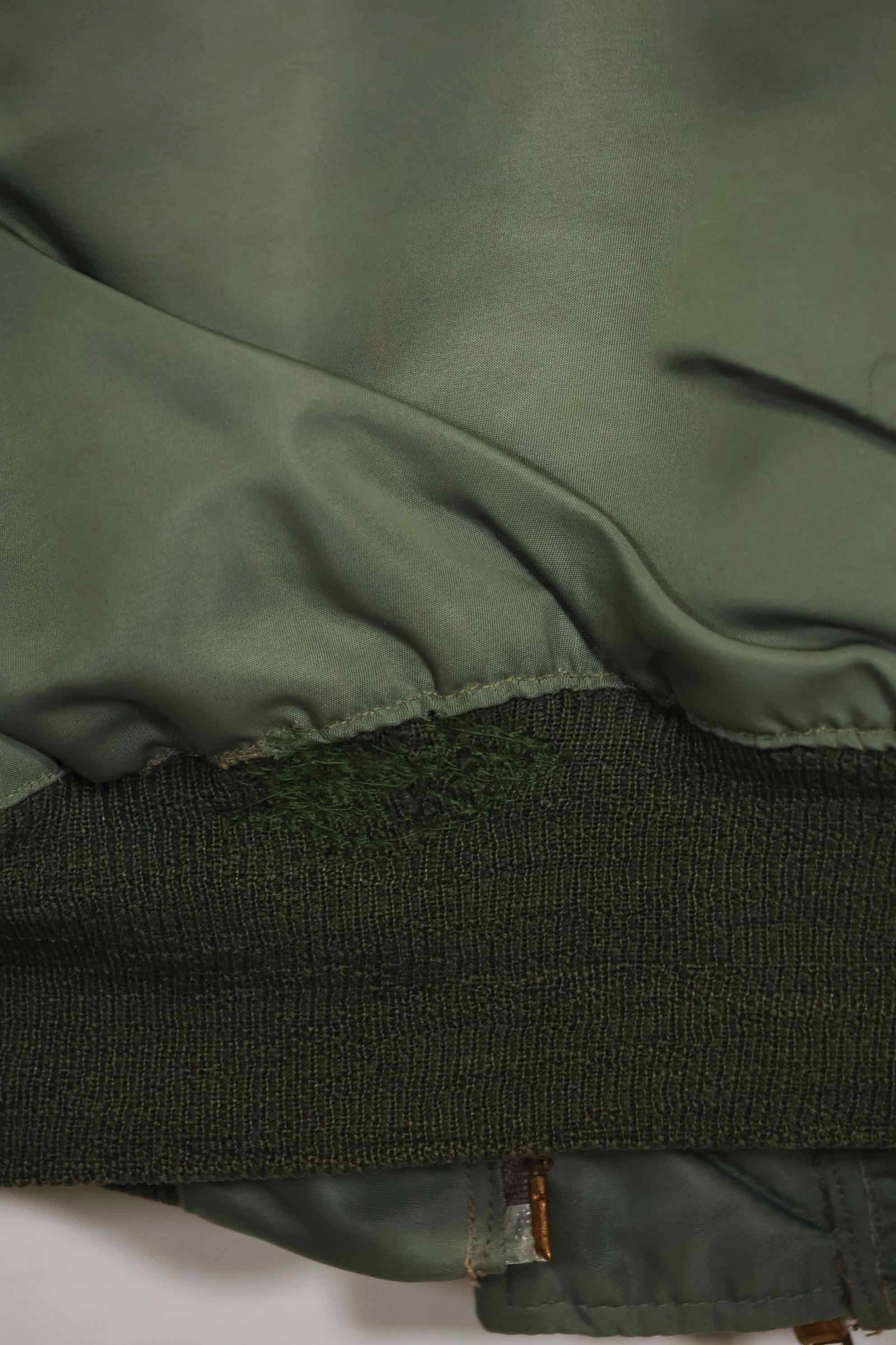 1950's USAF B-15D ribbed modified flight jacket size 42, used for high altitude