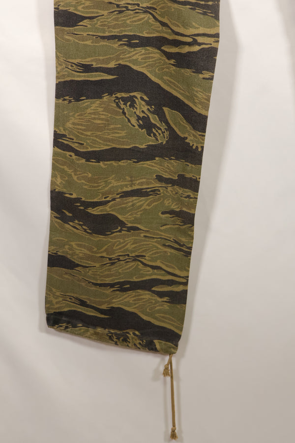 大阪 MASH製　A-M ゴールドタイガーストライプ　Asian カット　パンツ　中古品　退色あり