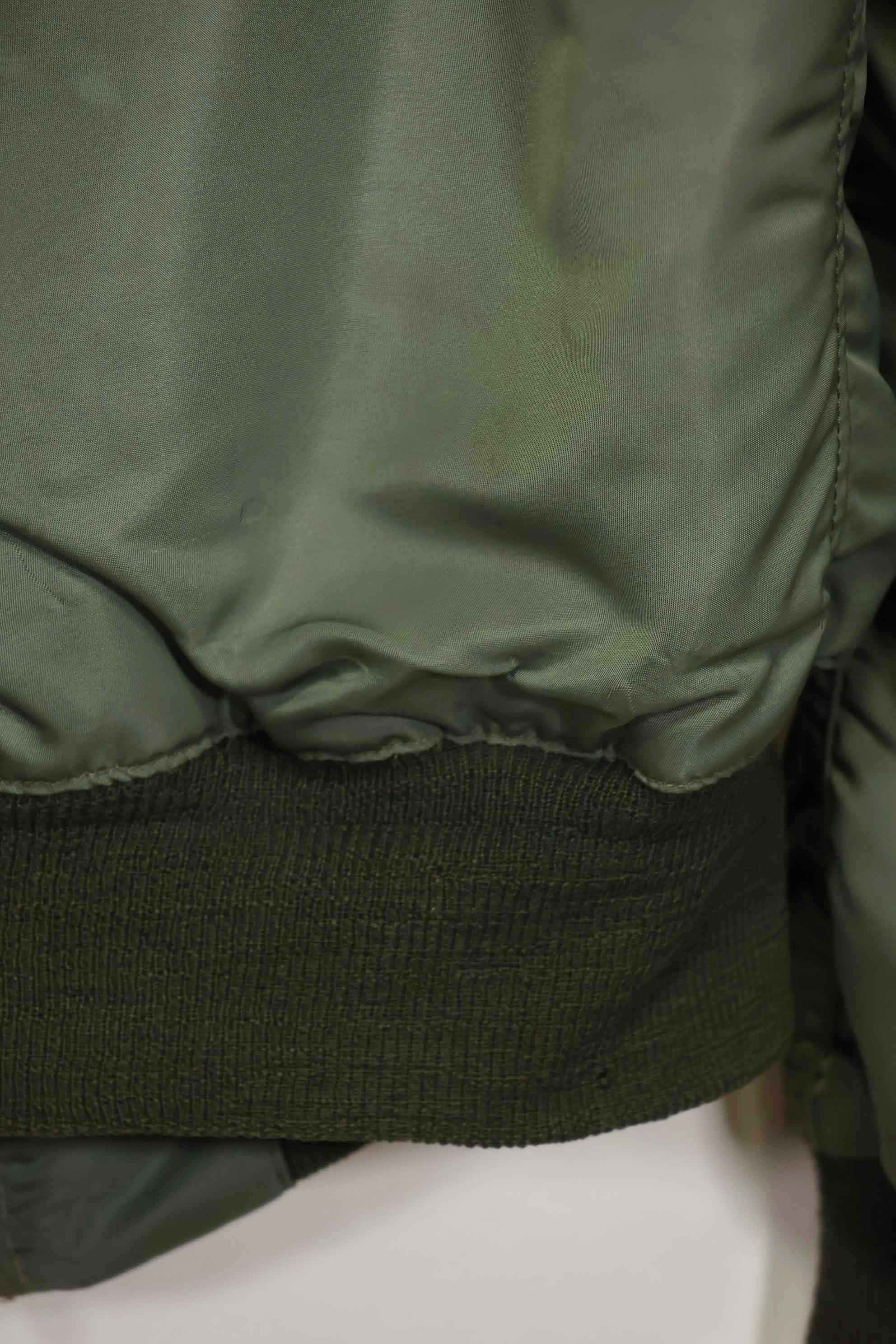 1950's USAF B-15D ribbed modified flight jacket size 42, used for high altitude