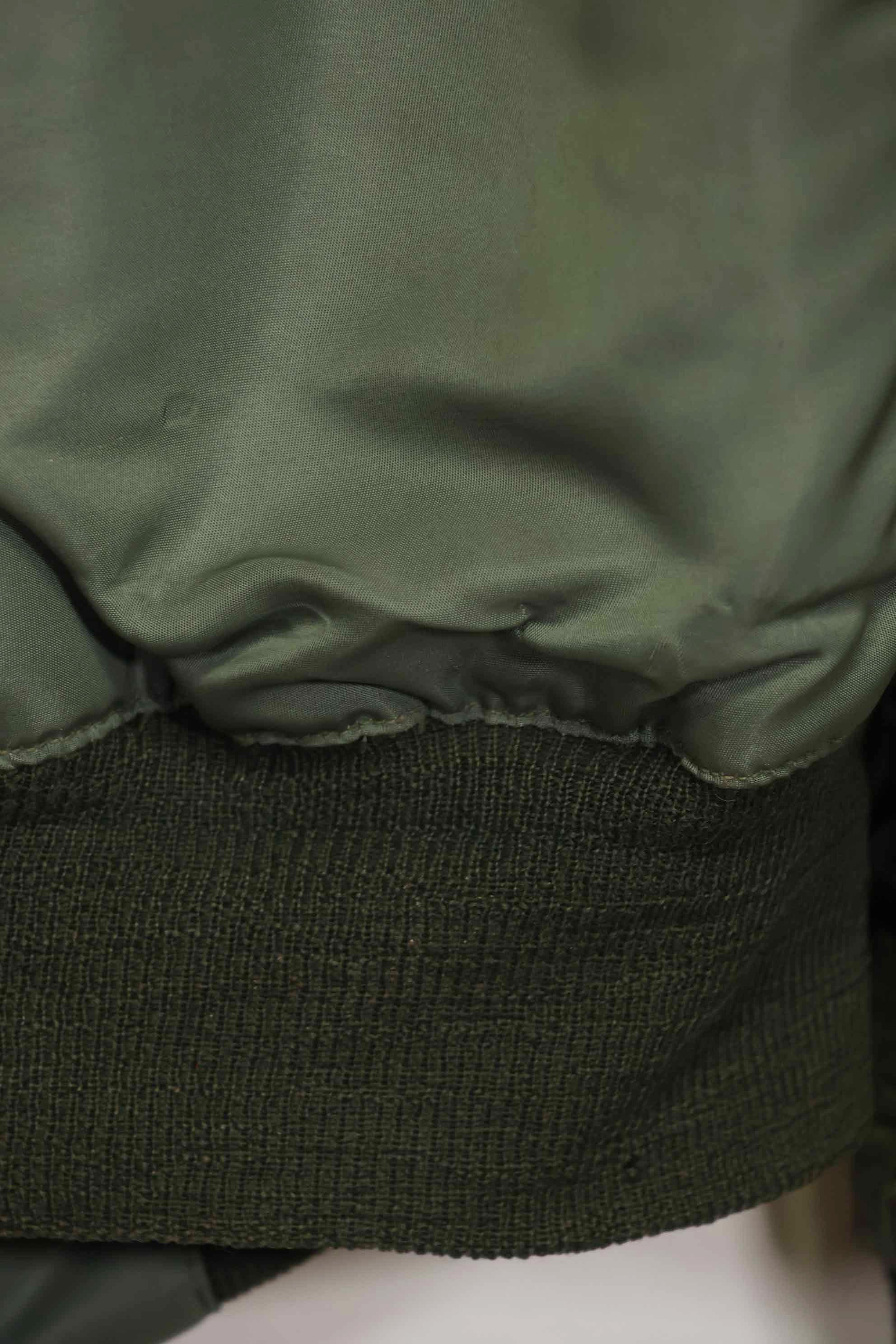 1950's USAF B-15D ribbed modified flight jacket size 42, used for high altitude