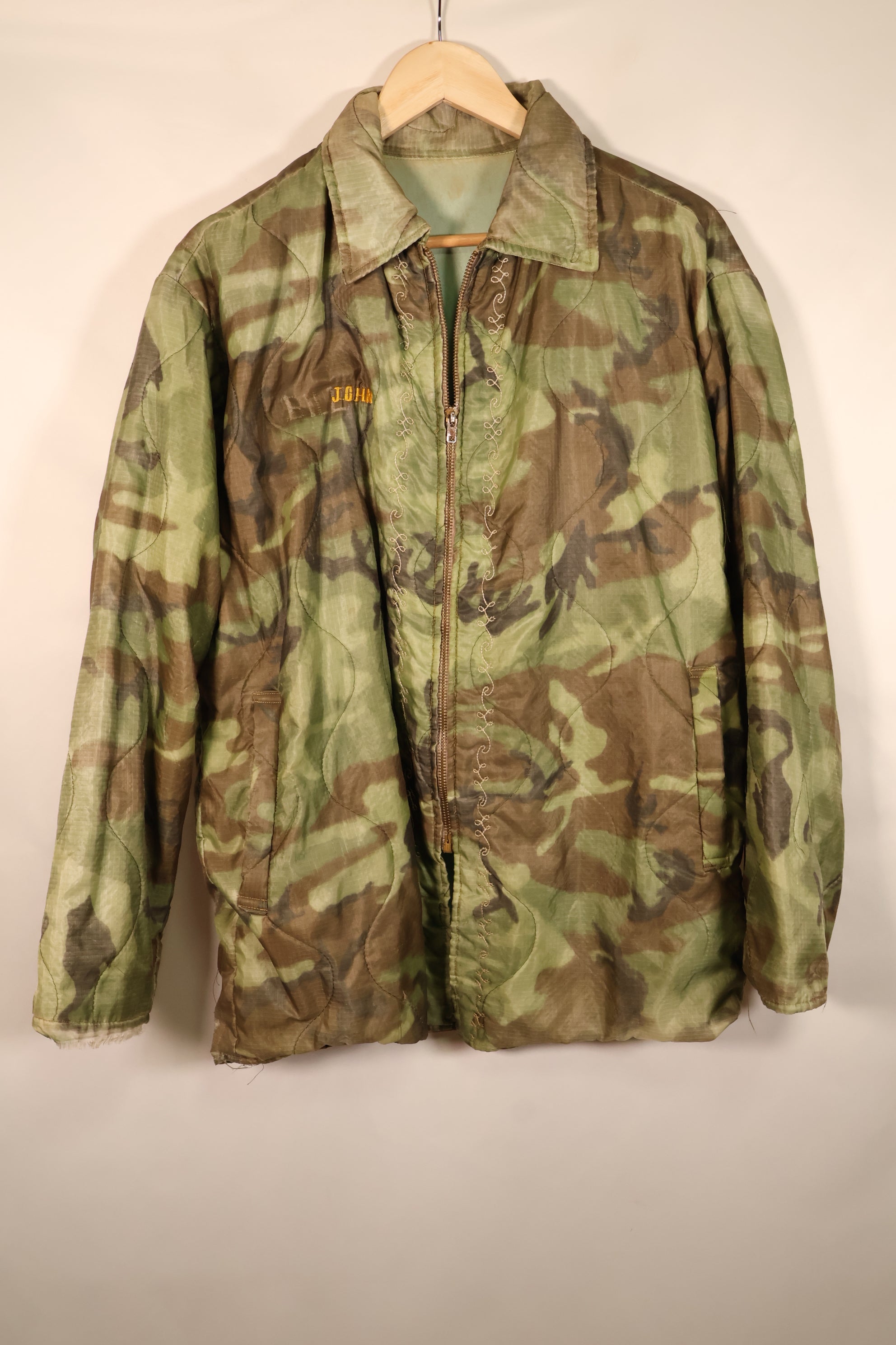 1967-68年　アメリカ陸軍　第一騎兵師団　AN-KHE 478TH AVN　ツアージャケット　ベトジャン　中古品
