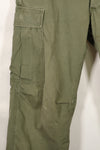 Mid-1960s, estimated XS-S 2nd Model Jungle Fatigue Pants, used.