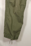 Mid-1960s, estimated XS-S 2nd Model Jungle Fatigue Pants, used.
