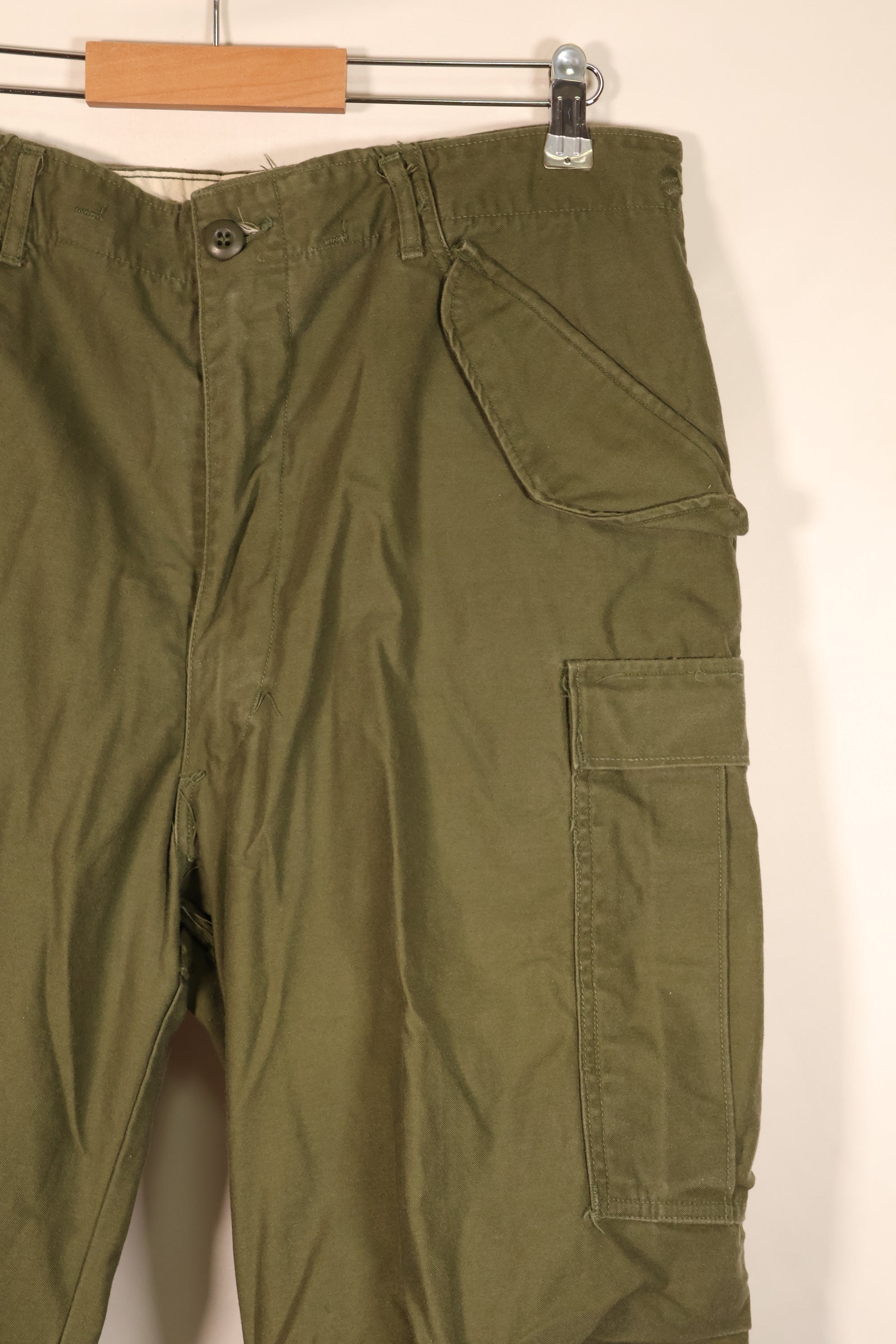 1967年契約　M-R　アメリカ軍　M-65 フィールドパンツ　初期個体　中古品