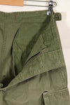 Mid-1960s, estimated XS-S 2nd Model Jungle Fatigue Pants, used.