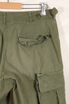 Mid-1960s, estimated XS-S 2nd Model Jungle Fatigue Pants, used.