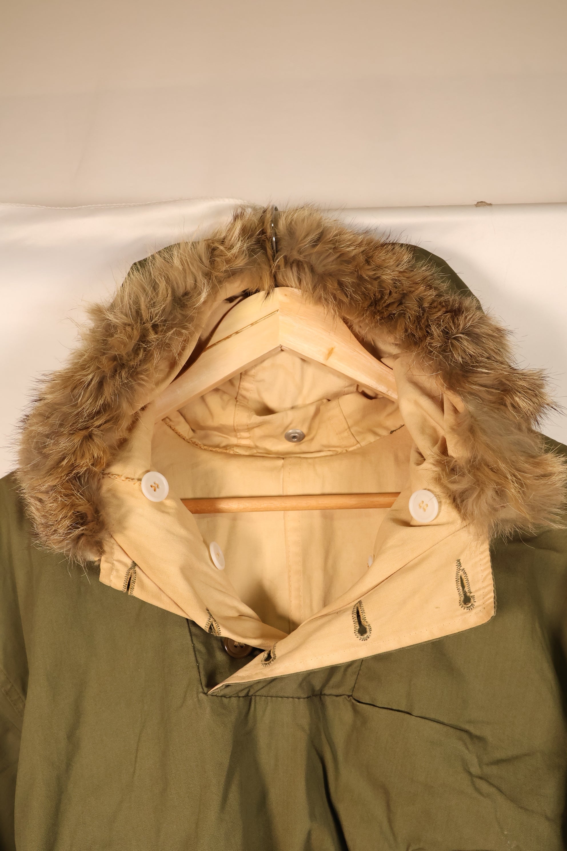 1940s, Size S–M, U.S. Army, M-1942 Ski Parka, Short Length, Used