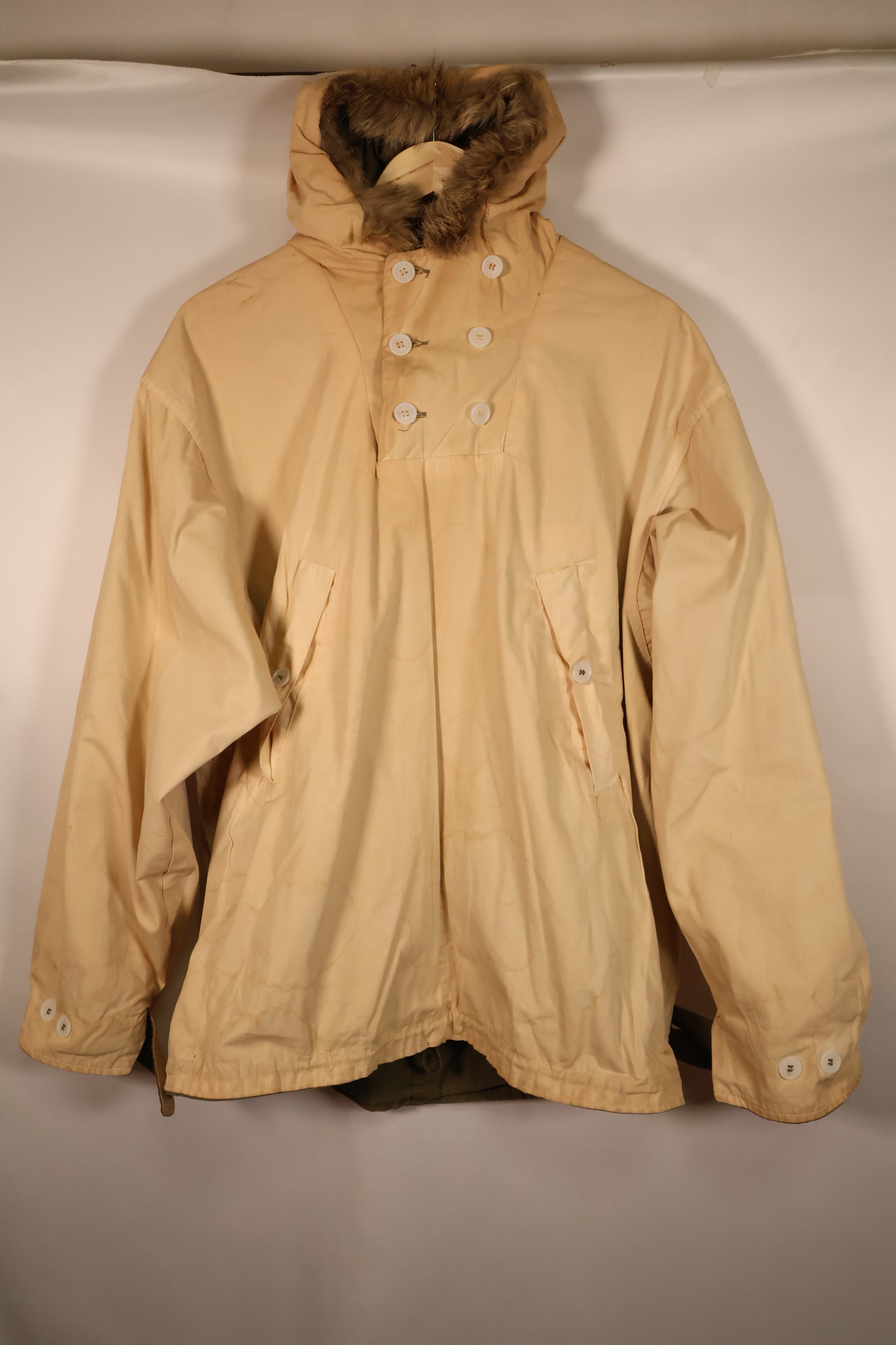 1940s, Size S–M, U.S. Army, M-1942 Ski Parka, Short Length, Used