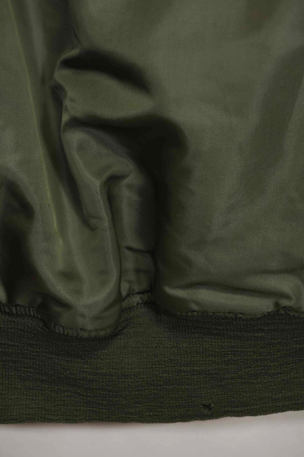 1969 Contract USAF L2-B Light Zone Flight Jacket with patches and rank insignia, used.