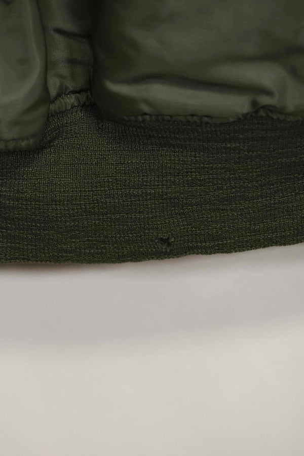 1969 Contract USAF L2-B Light Zone Flight Jacket with patches and rank insignia, used.