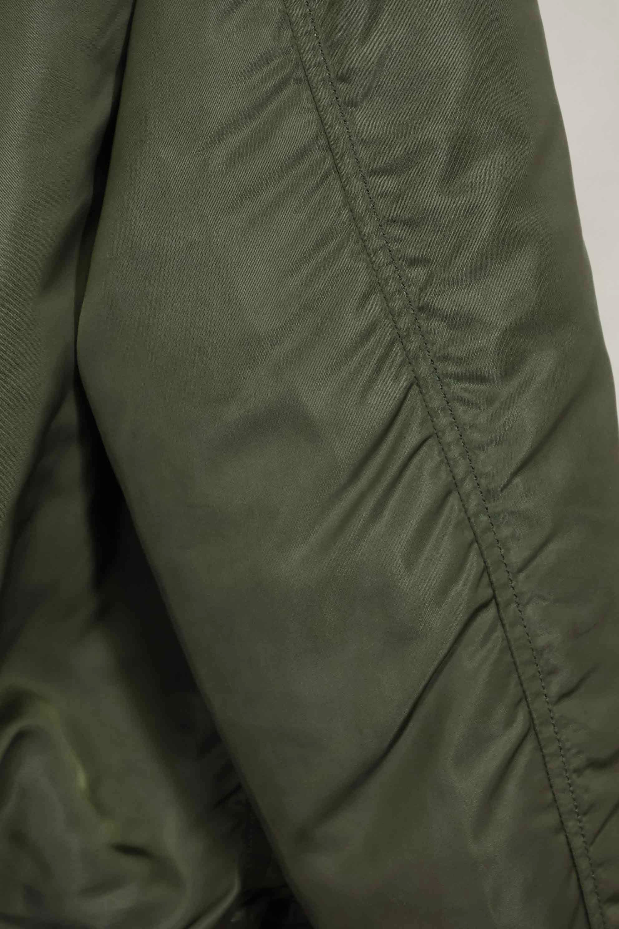 1969 Contract USAF L2-B Light Zone Flight Jacket with patches and rank insignia, used.