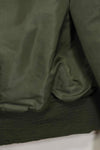 1969 Contract USAF L2-B Light Zone Flight Jacket with patches and rank insignia, used.