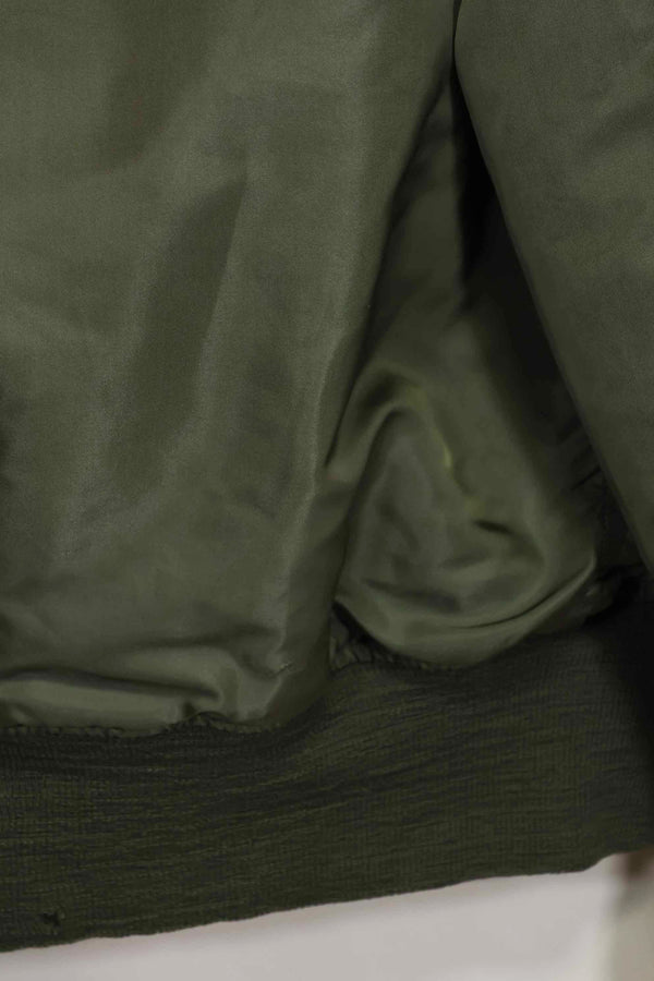 1969 Contract USAF L2-B Light Zone Flight Jacket with patches and rank insignia, used.