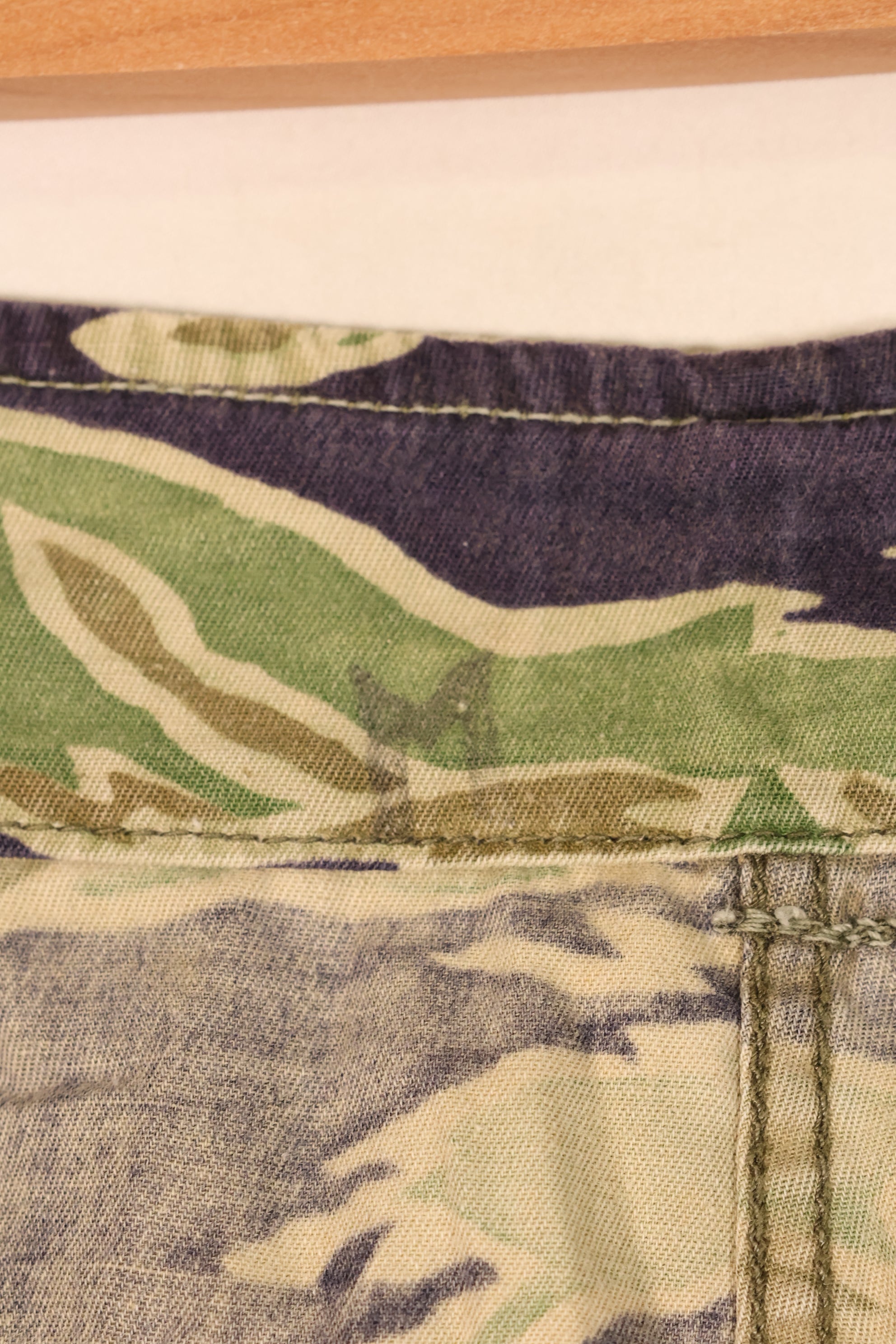 Late 1960s, A-M, Late War Lightweight Pattern, Asian Cut, Tiger Stripe Pants, Slightly Faded