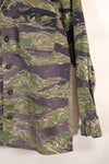 1960's semi A-L Japanese Silver Tiger Asian cut shirt, faded, used.