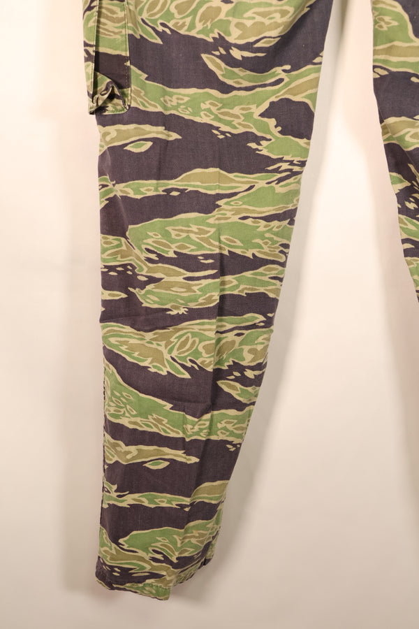 Late 1960s, A-M, Late War Lightweight Pattern, Asian Cut, Tiger Stripe Pants, Slightly Faded