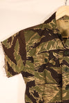 Circa 1965–66 | Asian Cut | Okinawa Tiger Pattern | Short-Sleeve Custom | Tiger Stripe | Shirt | JWD | Used