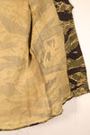 Circa 1965–66 | Asian Cut | Okinawa Tiger Pattern | Short-Sleeve Custom | Tiger Stripe | Shirt | JWD | Used