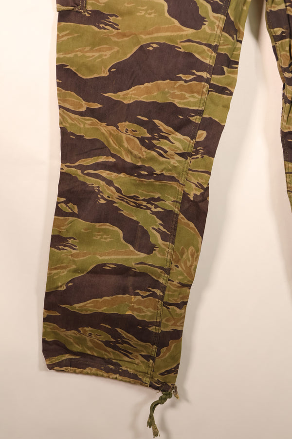 Late 1960s, A-M, Late War Pattern, Heavyweight Fabric, Tiger Stripe Pants, Asian Cut, Used