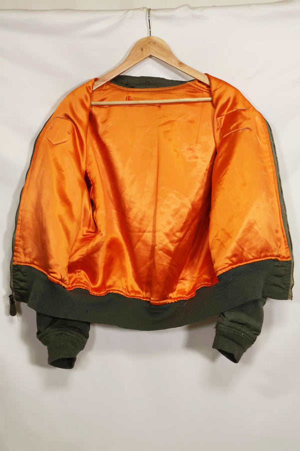 1968年契約　アメリカ空軍　L2-B ライトゾーン　フライトジャケット　Largeサイズ　中古品