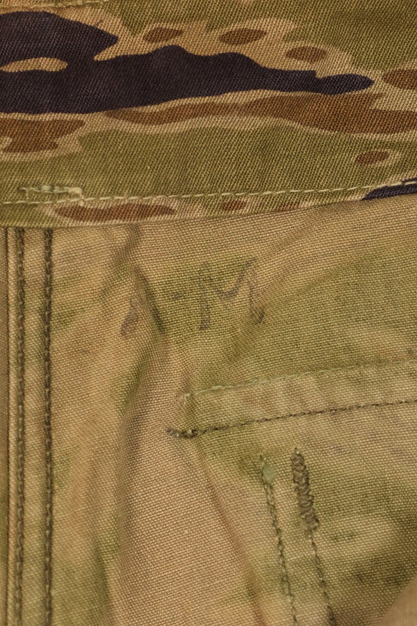 Late 1960s, A-M, Late War Pattern, Heavyweight Fabric, Tiger Stripe Pants, Asian Cut, Used
