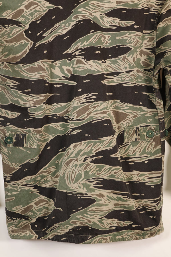 1960s½ A-S 日本银虎衬衫，虎纹，局部有改动，使用过。