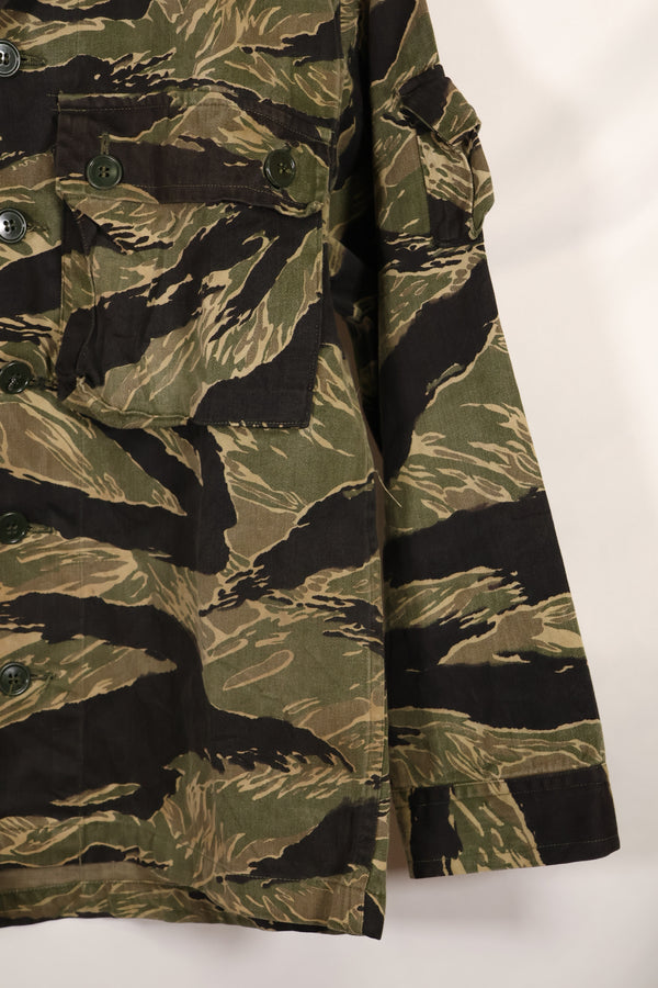 実物　US-S　沖縄タイガー　タイガーストライプ　USカットシャツ　日本本土縫製　中古品