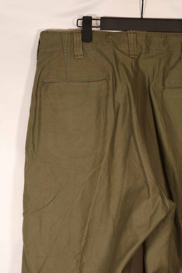 Real late 1940s - early 1950s M45 OD cotton field pants, used, good condition.