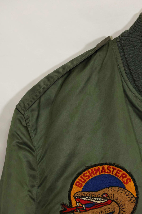 1960年契約　81st Fighter Wing　アメリカ空軍　L2-B　ファイターパイロット　ライトゾーン　フライトジャケット　中古品