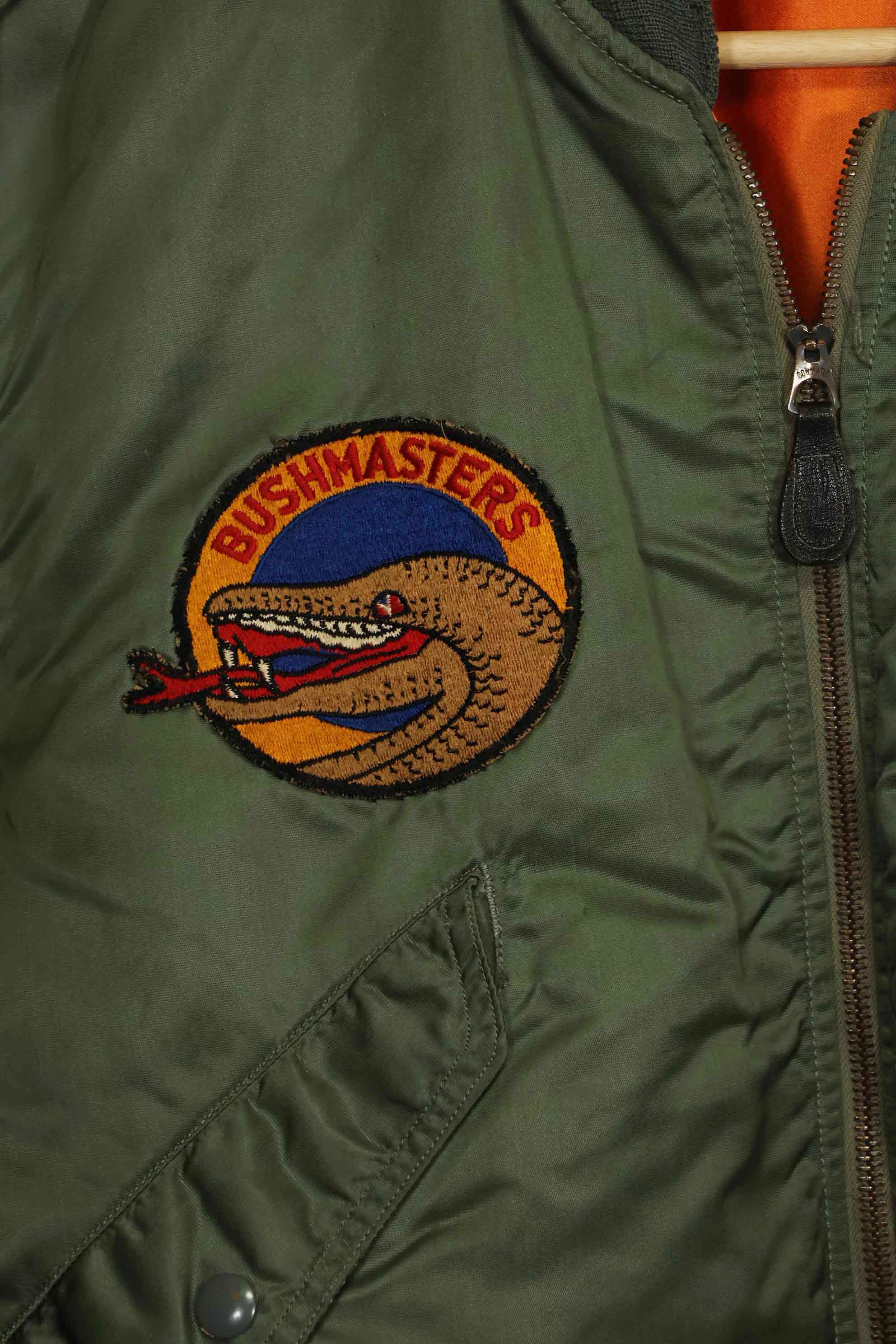 1960年契約　81st Fighter Wing　アメリカ空軍　L2-B　ファイターパイロット　ライトゾーン　フライトジャケット　中古品