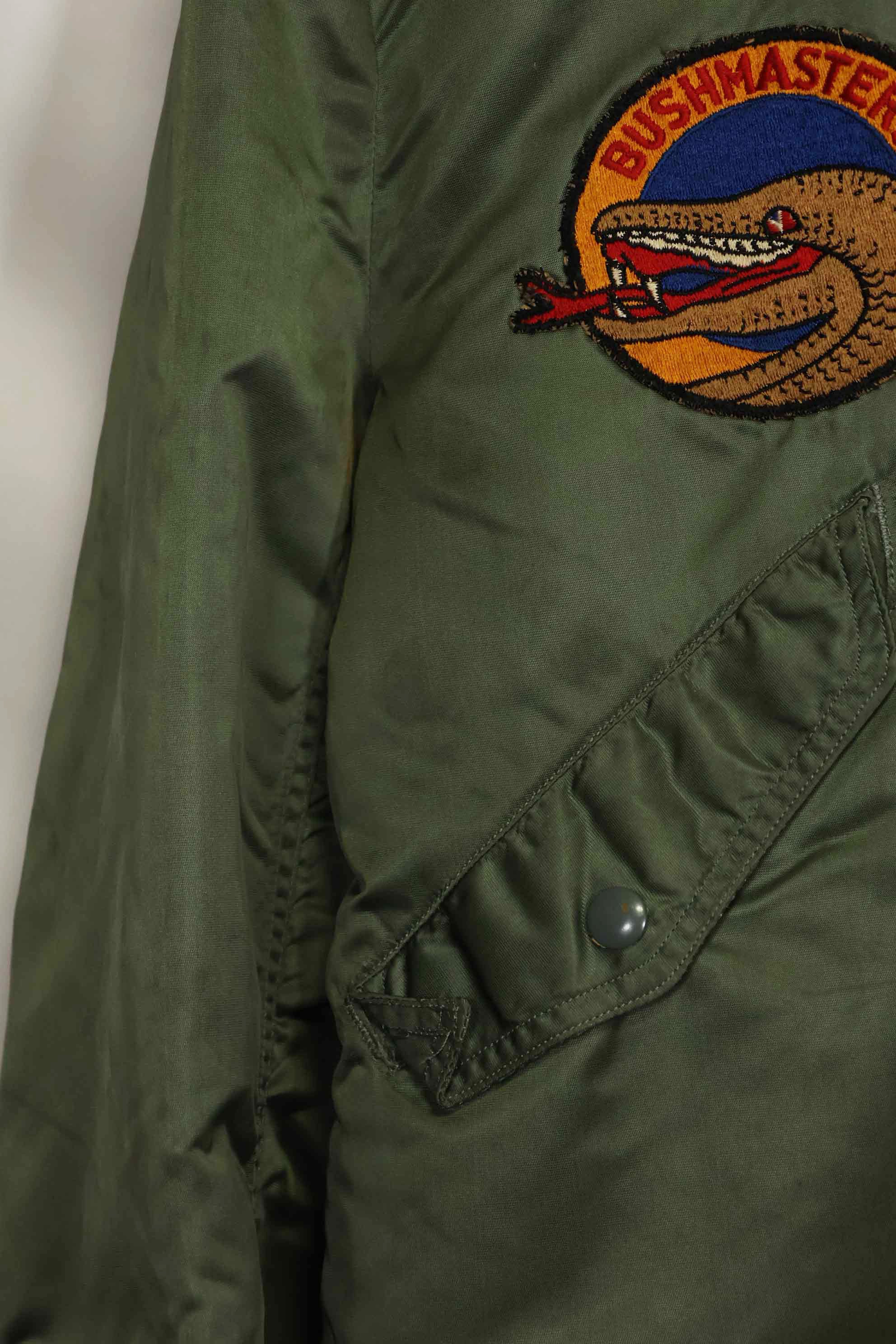 1960年契約　81st Fighter Wing　アメリカ空軍　L2-B　ファイターパイロット　ライトゾーン　フライトジャケット　中古品