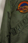 1960年契約　81st Fighter Wing　アメリカ空軍　L2-B　ファイターパイロット　ライトゾーン　フライトジャケット　中古品