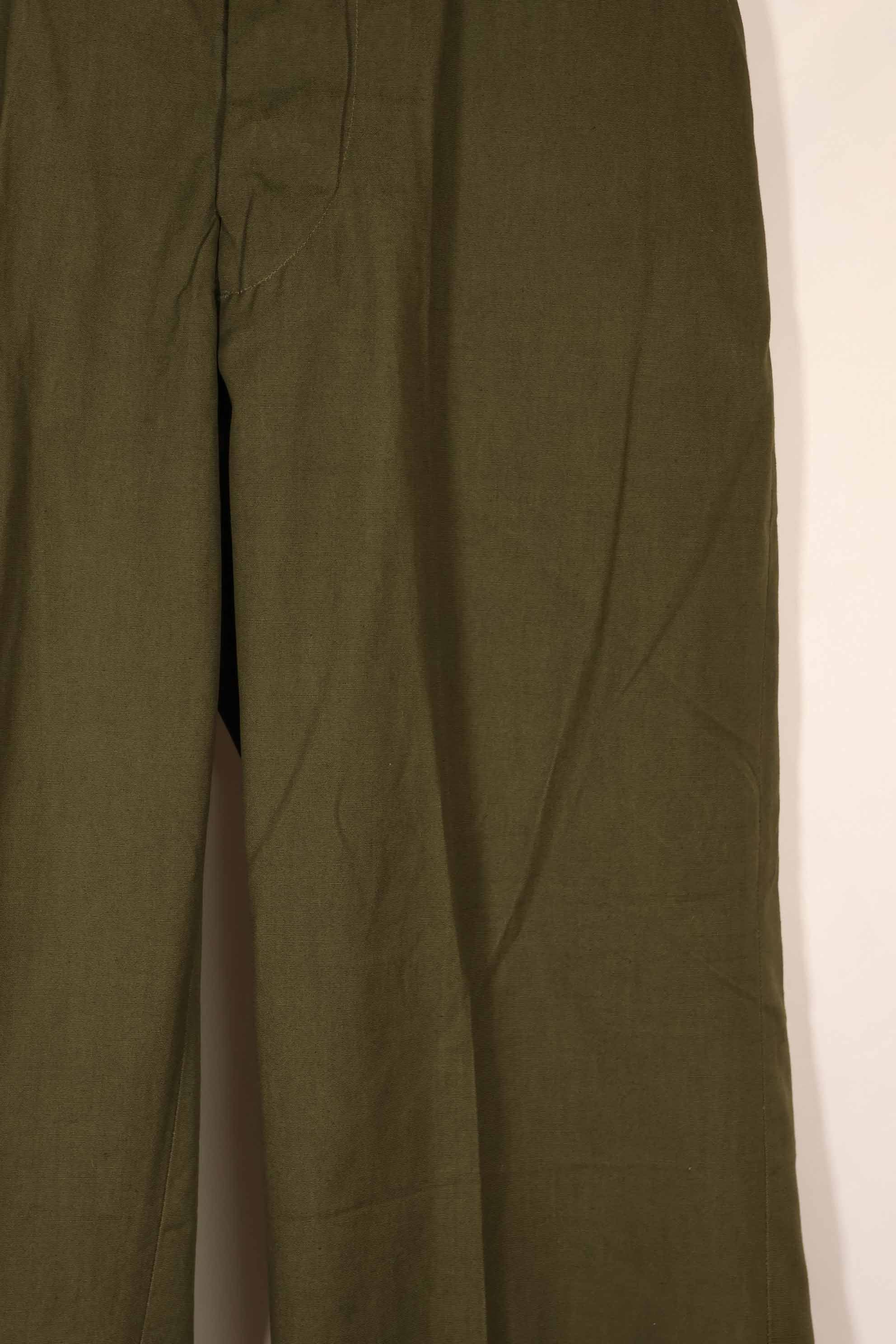 Real late 1940s - early 1950s M45 OD cotton field pants, almost unused, used.