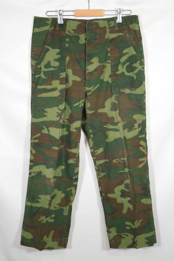 1960年代後半　ノンリップストップ生地　ERDL　ベイカーパンツ　中古品