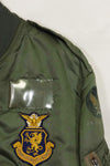 1960年契約　81st Fighter Wing　アメリカ空軍　L2-B　ファイターパイロット　ライトゾーン　フライトジャケット　中古品