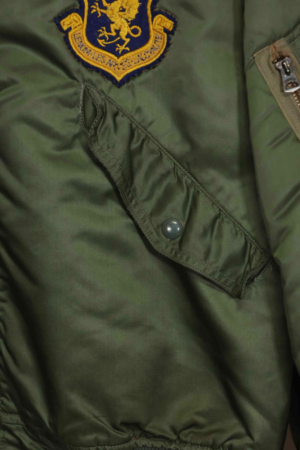 1960年契約　81st Fighter Wing　アメリカ空軍　L2-B　ファイターパイロット　ライトゾーン　フライトジャケット　中古品