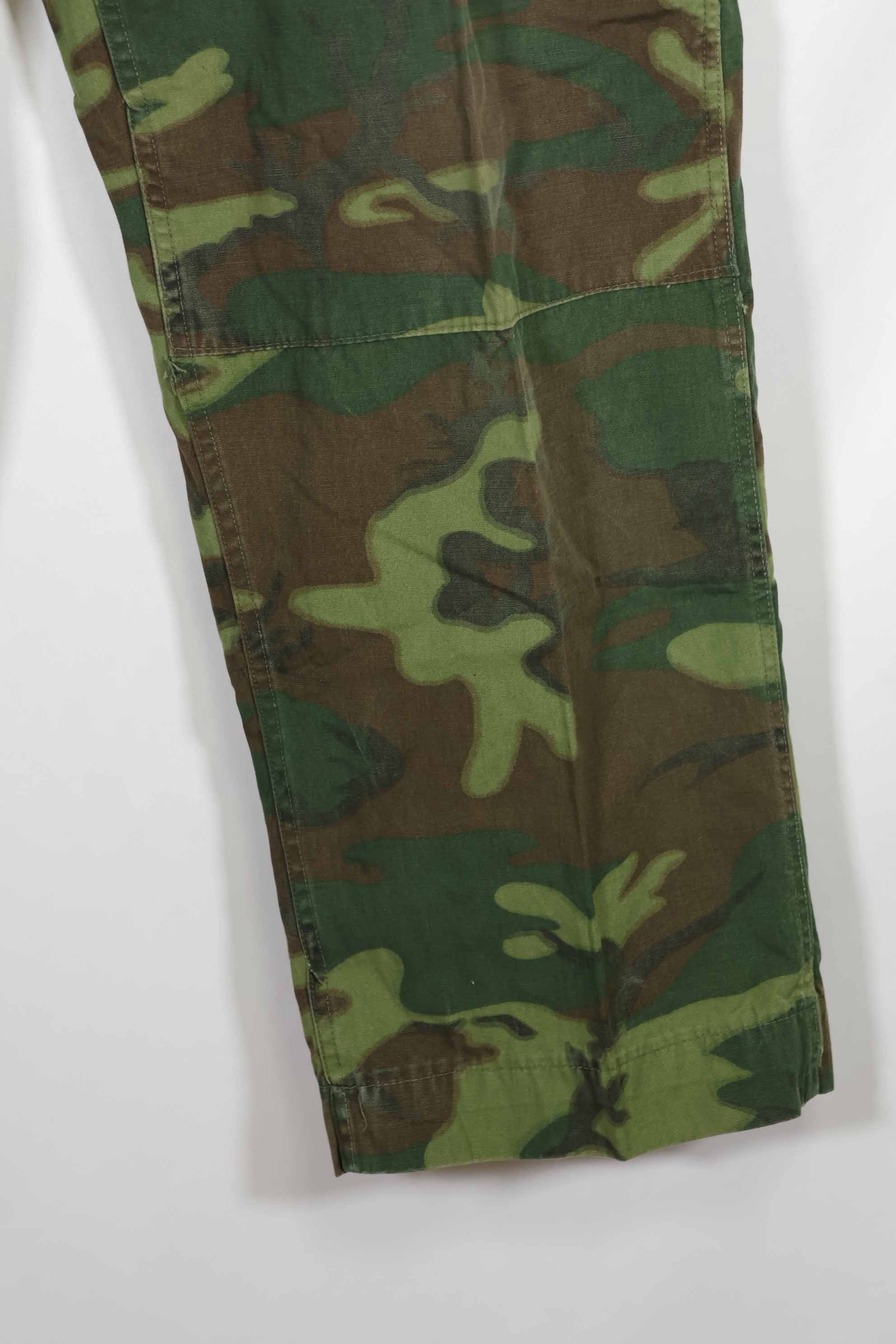 1960年代後半　ノンリップストップ生地　ERDL　ベイカーパンツ　中古品