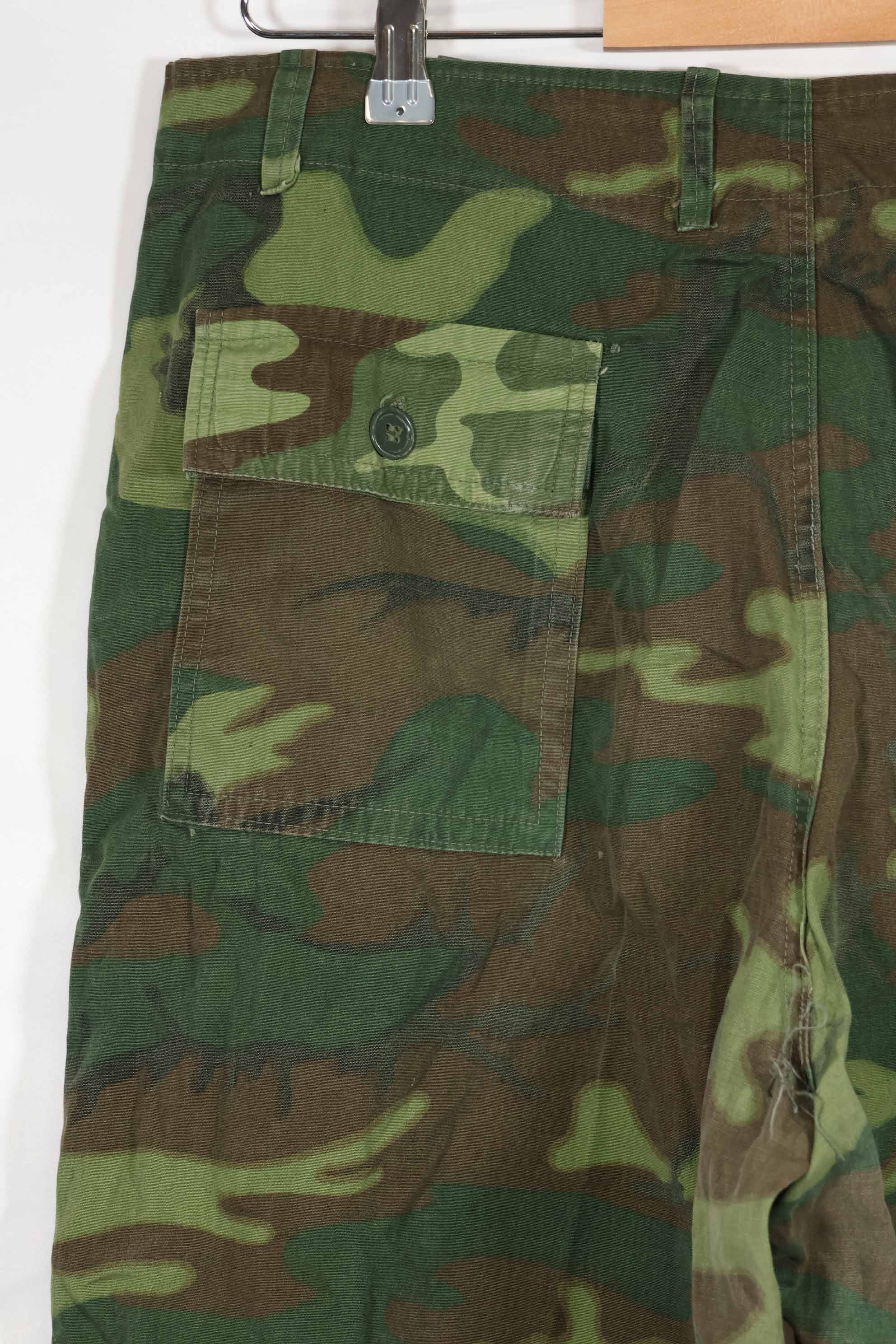 1960年代後半　ノンリップストップ生地　ERDL　ベイカーパンツ　中古品