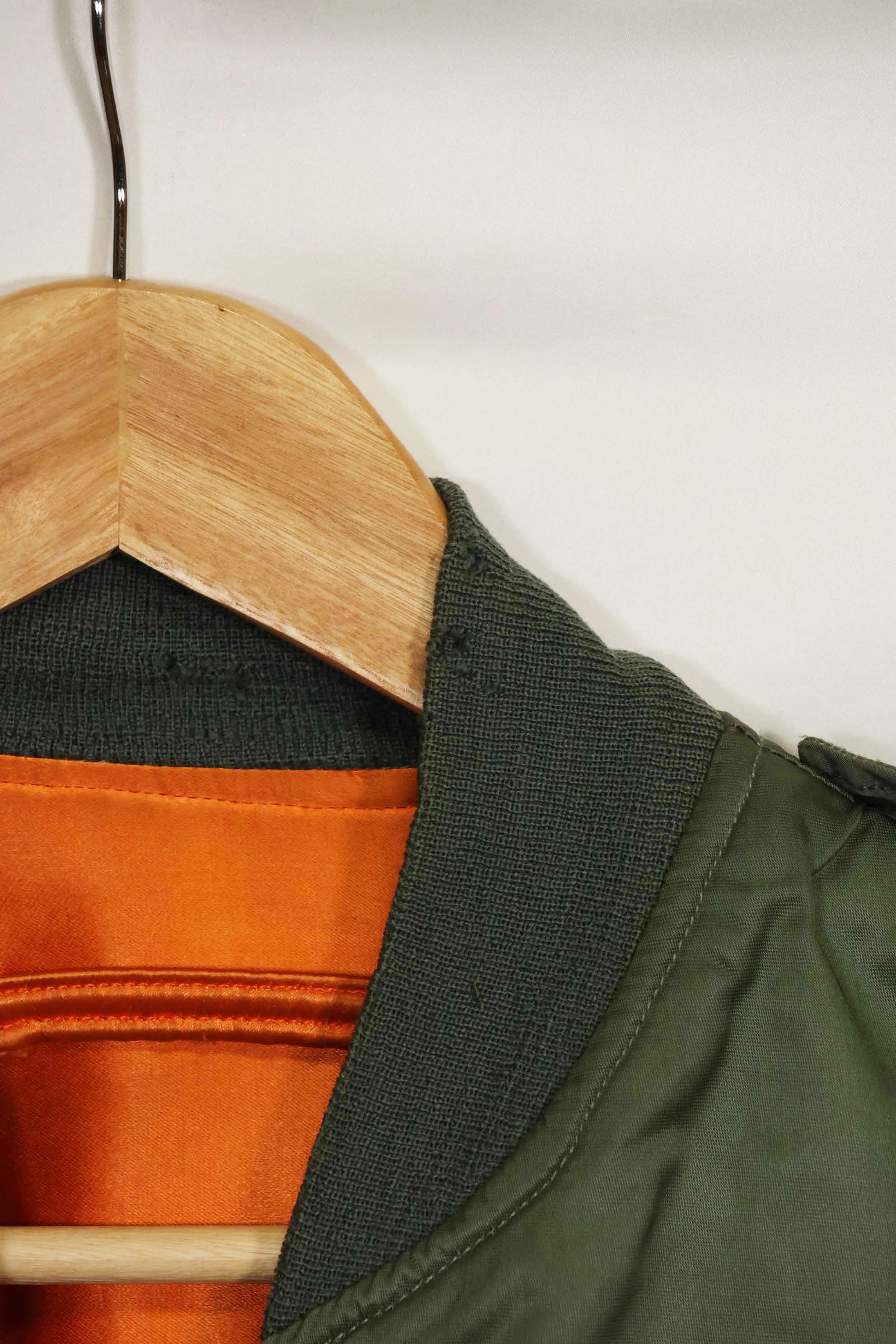 1960年契約　81st Fighter Wing　アメリカ空軍　L2-B　ファイターパイロット　ライトゾーン　フライトジャケット　中古品