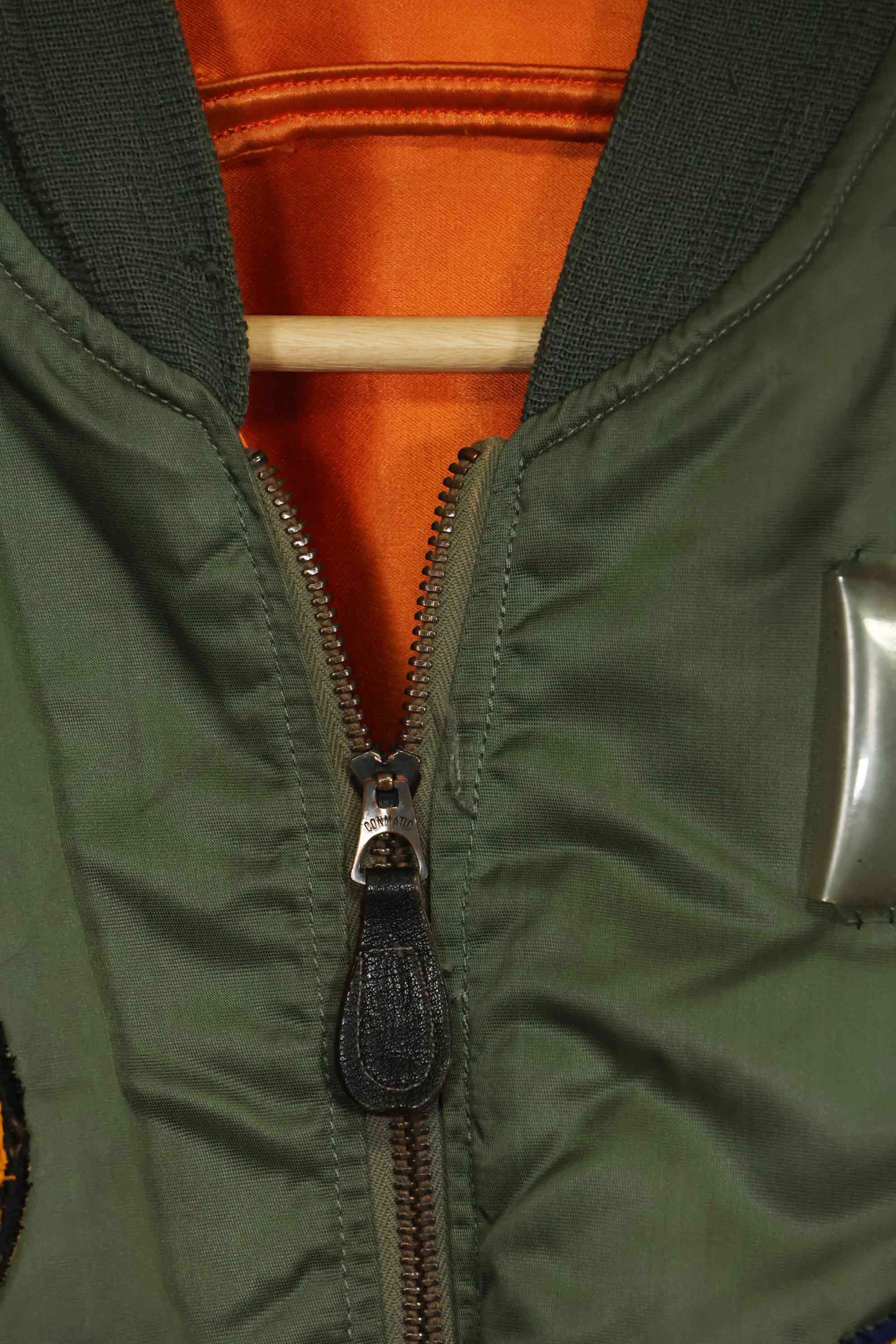 1960年契約　81st Fighter Wing　アメリカ空軍　L2-B　ファイターパイロット　ライトゾーン　フライトジャケット　中古品