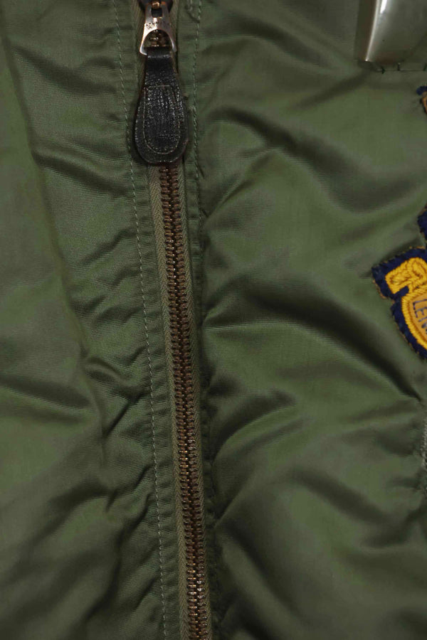 1960年契約　81st Fighter Wing　アメリカ空軍　L2-B　ファイターパイロット　ライトゾーン　フライトジャケット　中古品