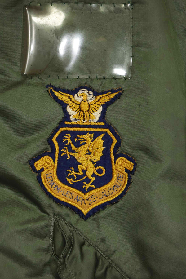 1960年契約　81st Fighter Wing　アメリカ空軍　L2-B　ファイターパイロット　ライトゾーン　フライトジャケット　中古品